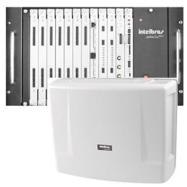 Central PABX híbrida | Impacta 300 | Intelbras